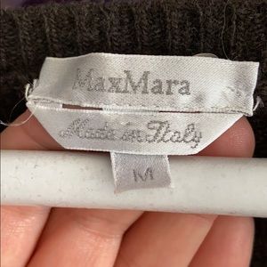 Max Mara cashmere sweater dress with wrap